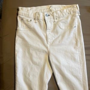 Rag and Bone white skinny jeans